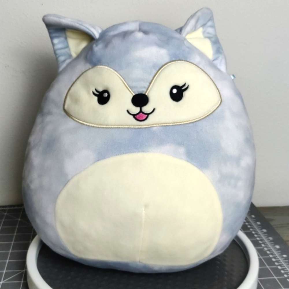 14" Squishmallows Faldette The Blue Arctic Fox is a plush toy